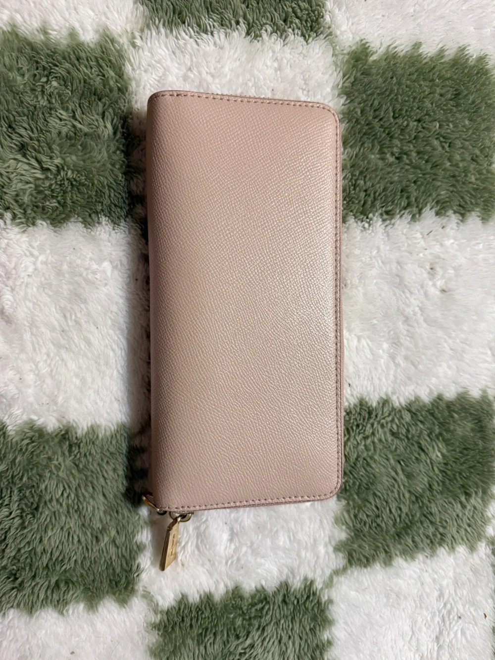 Michael Kors Blush Pink Saffiano Leather Zip Wallet